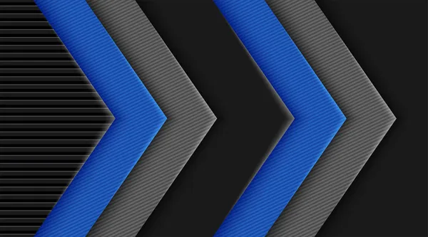 Abstraktes Blaues Licht Auf Schwarzem Design Moderne Futuristische Luxustechnologie Hintergrundvektorillustration — Stockvektor