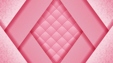 Üç boyutlu soyut arka planda gösterişli açık pembe tonlar. Kraliyet partisi deri desenli dekoratif fon tasarımı. Modern delüks şablonlu solgun gül rengi