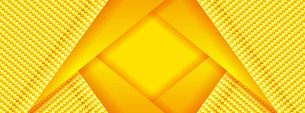 Moderno Abstracto Brillante Brillante Amarillo Dinámico Fondo Plantilla Cubierta Geométrica — Archivo Imágenes Vectoriales