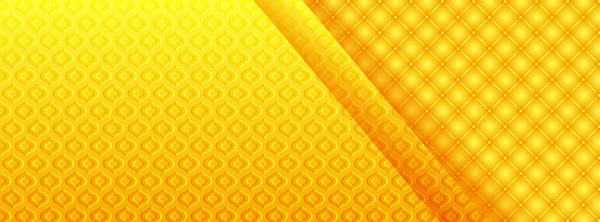 Moderno Abstracto Brillante Brillante Amarillo Dinámico Fondo Plantilla Cubierta Geométrica — Vector de stock