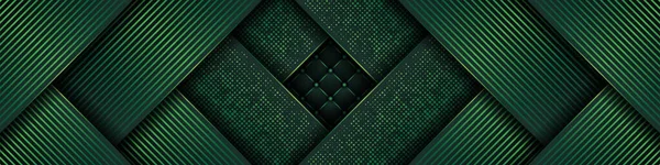 Роскошный Темно Зеленый Фон Фоне Перекрытия Слоя Глубокий Изумрудный Узор — стоковый вектор
