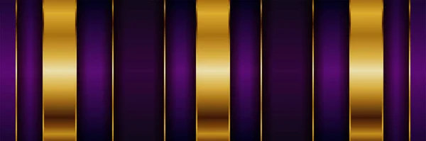 Abstrakte Stil Luxus Goldene Linie Überlappen Schicht Hintergrund Luxuriöse Moderne — Stockvektor