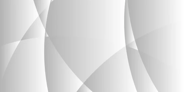 Geometria Brillare Bianco Strato Elemento Grigio Argento Chiaro Astratto Design — Vettoriale Stock