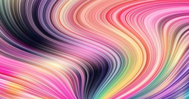 Dalgalı çizgili ve sanatsal kıvrım arkaplanı