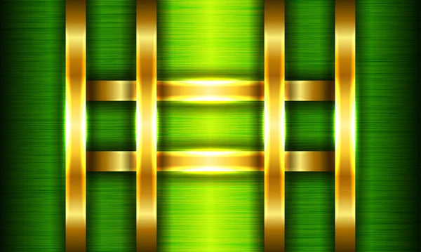 深绿色黑色科技抽象刷彩色金属纹理背景 拓宽现代材料的使用范围金属技术宽横幅 — 图库矢量图片