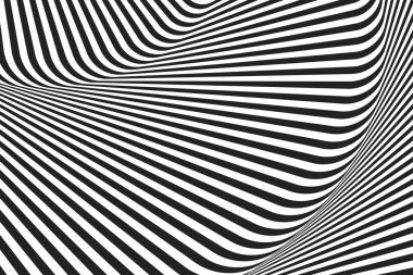 Çapraz siyah ve beyaz çizgili geometrik klasik