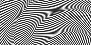 Çapraz siyah ve beyaz çizgili geometrik klasik