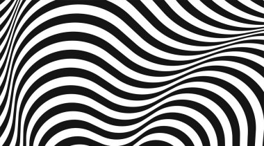 Soyut vektör çizgili siyah beyaz arkaplan