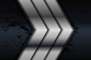 Soyut arkaplan ve sunum tasarımı için modern gümüş ve siyah karbon. Şirket, sigara, iş, ödül, kazanma, yıldönümü ve kutlama için takım elbise