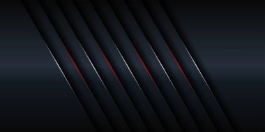 Soyut kırmızı ve siyah metalik ışık huzmesi ve parlak çizgilerle resmedilmiş. Arkaplan için metal çerçeve tasarımı. Duvar kağıdı ve afiş şablonu için vektör tasarımı modern dijital teknoloji kavramı