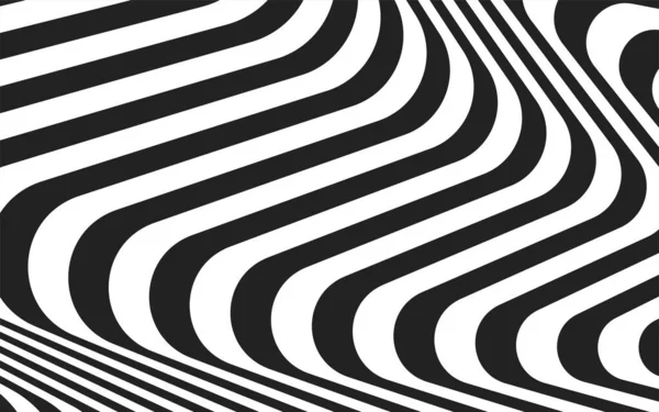 Combinaison Abstraite Fond Noir Avec Décoration Blanche — Image vectorielle