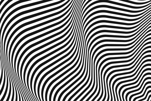 Soyut vektör çizgili siyah beyaz arkaplan