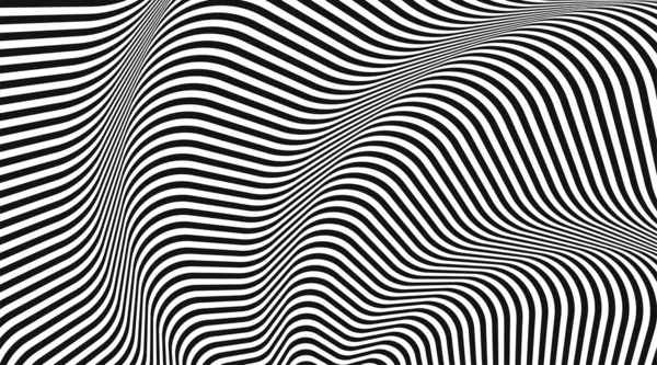 Soyut vektör çizgili siyah beyaz arkaplan