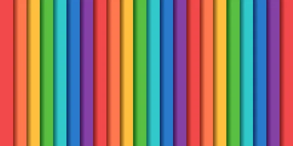 Αφηρημένο Ουράνιο Τόξο Χρωματισμένων Γραμμών — Διανυσματικό Αρχείο