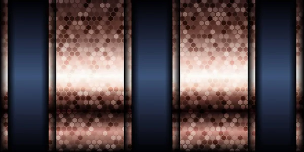 Абстрактный Многоугольный Узор Роскошь Темно Синий Золотом Фон Векторной Иллюстрации — стоковый вектор