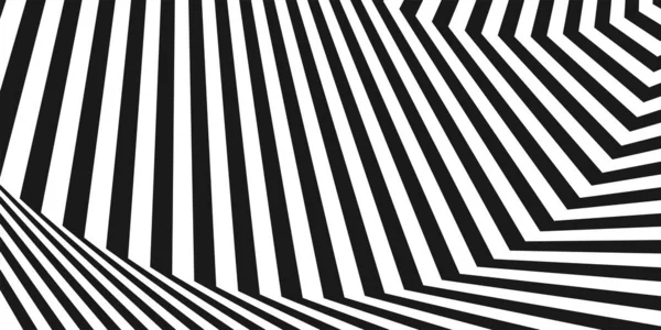 Fundo Diagonal Abstrato Preto Branco Repetir Linha Listra Reta Ondulado — Vetor de Stock