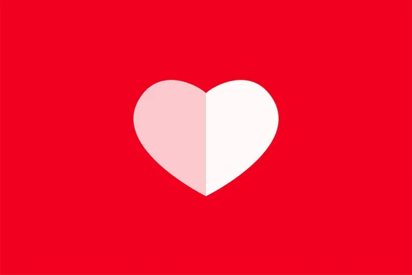 Heart Love Romance Valentine Day Red Vector Icon — стоковый вектор