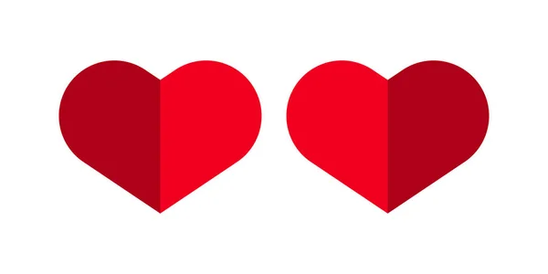 Heart Love Romance Valentine Day Red Vector Icon —  Vetores de Stock