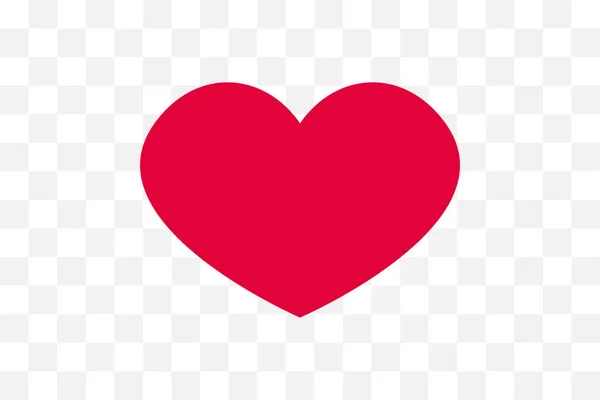 Heart Love Romance Valentine Day Red Vector Icon —  Vetores de Stock