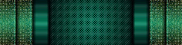 Σκούρο Πράσινο Αφηρημένο Φόντο Επικαλυπτόμενα Στρώματα Πολυτελές Σχεδιασμό Έννοια Χρυσαφί — Διανυσματικό Αρχείο