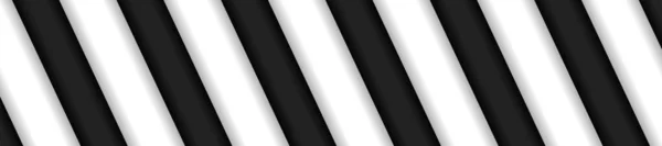Векторний Геометричний Дизайн Абстрактного Мінімального Фону Чорно Білими Смугами — стоковий вектор