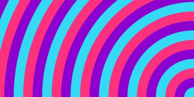 Soyut renkli çember geometrik arkaplan tasarım vektör şablonu çizimi