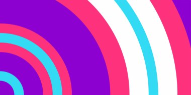 Soyut renkli çember geometrik arkaplan tasarım vektör şablonu çizimi