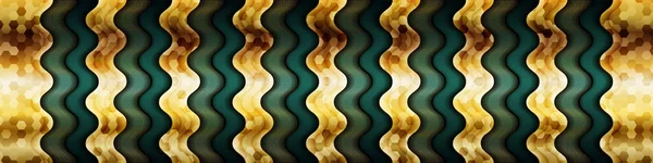 Розкішний Темно Зелений Фон Реалістичною Золотою Лінією Шестикутником Блискучому Золотому — стоковий вектор