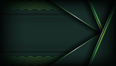 Soyut şekilli lüks koyu yeşil arkaplan