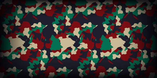 Vektor Design Der Tarnung Soldat Nahtlose Muster Militärische Textur Auf — Stockvektor