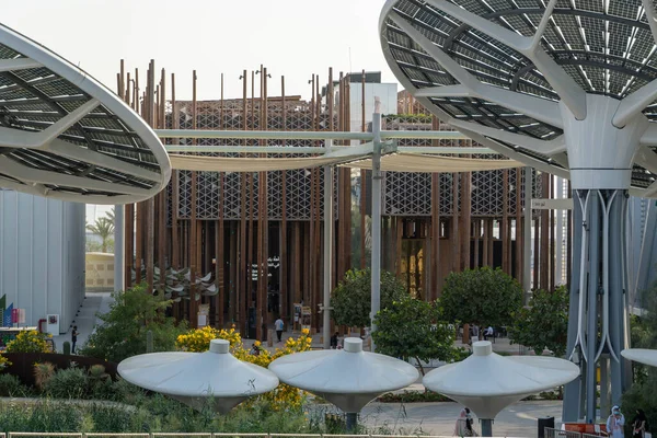 2021 Dubai Uae Sweden Forest Pavilion Expo 2020 Sustainability District — Stock Photo, Image