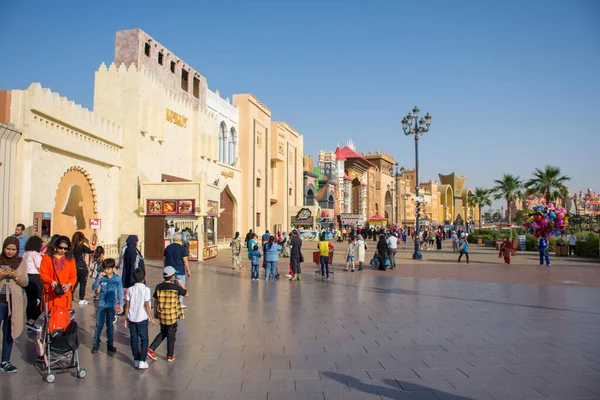 Dubai Dubai Uae 2018 Global Village Market Yemen Iran Sunset — Stockfoto