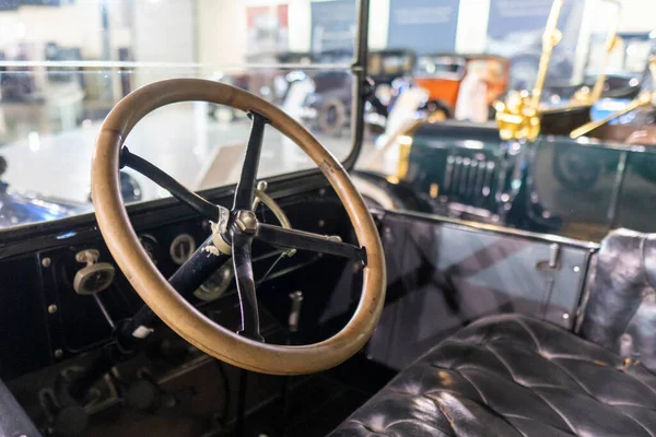 Volante Carro Vintage — Fotografia de Stock