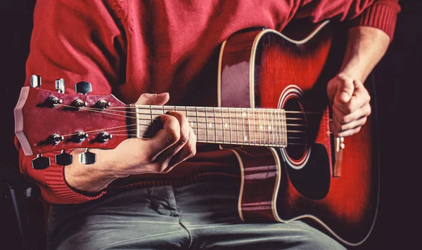 Elektrische Gitaar Snaar Gitarist Muzikant Rock Muziekinstrument Gitaren Snaren — Stockfoto