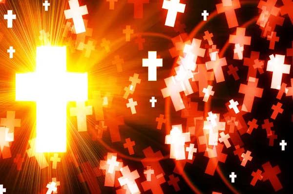 Abstract cross light background — Stock Photo, Image