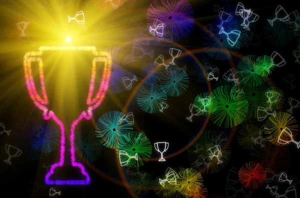 Troféu ou copo vencedor — Fotografia de Stock