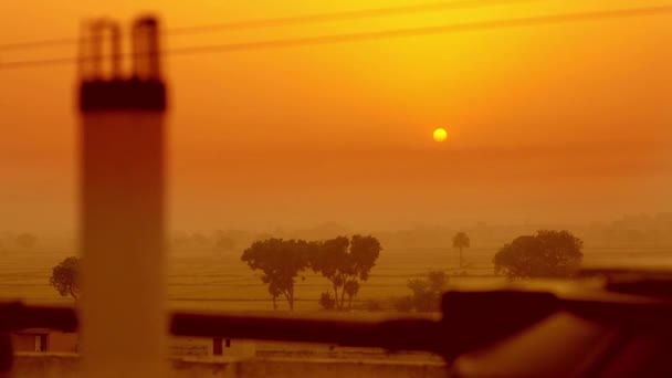 Lapso de tempo do sol do nascer do sol — Vídeo de Stock