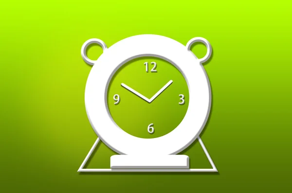 Abstract analog alarm clock — Stock Photo, Image