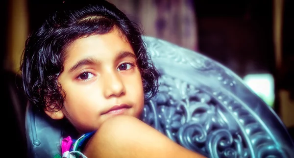 グラマラス女の子子供の肖像画 — ストック写真