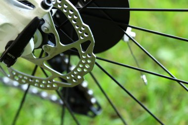 ayrıntı vites dağ bisikleti üzerinde.