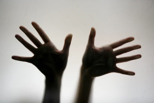 Diffused hands — Stock Photo, Image