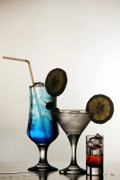 Tre cocktail — Foto Stock