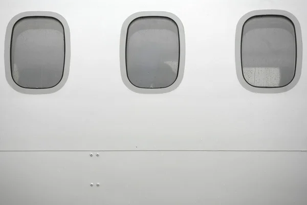 Finestre dell'aereo — Foto Stock