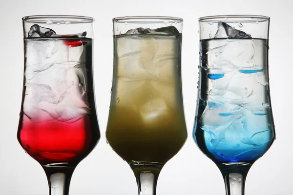Cocktails coloridos — Fotografia de Stock