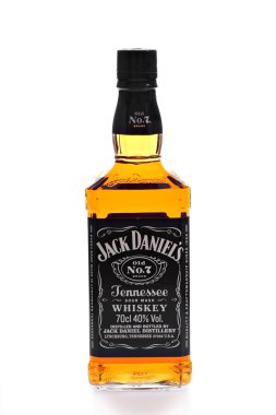 Jack Daniel'ın viski şişesi detay