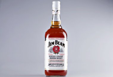 Jim beam burbon viski şişesi