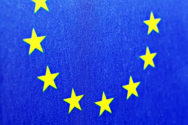 Flaga Unii Europejskiej. — Zdjęcie stockowe