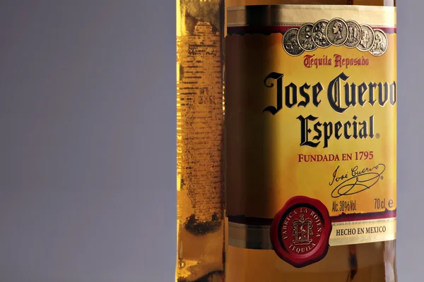 Jose cuervo garrafa de tequila — Fotografia de Stock