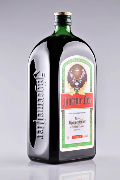 Jagermeister butelka — Zdjęcie stockowe