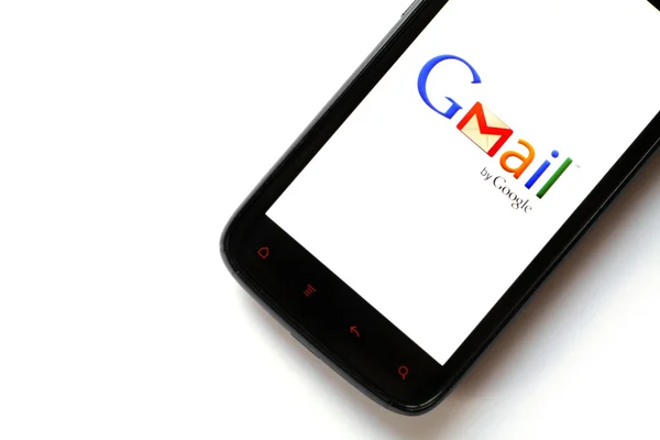 Телефон Gmail — стоковое фото